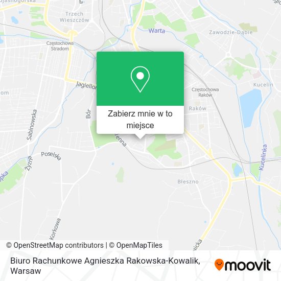 Mapa Biuro Rachunkowe Agnieszka Rakowska-Kowalik