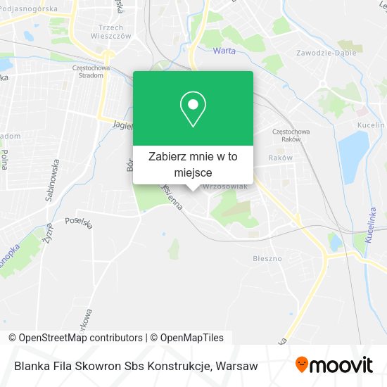 Mapa Blanka Fila Skowron Sbs Konstrukcje