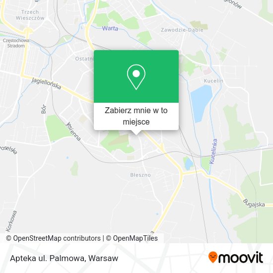 Mapa Apteka ul. Palmowa