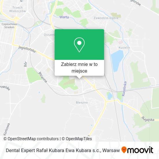 Mapa Dental Expert Rafał Kubara Ewa Kubara s.c.