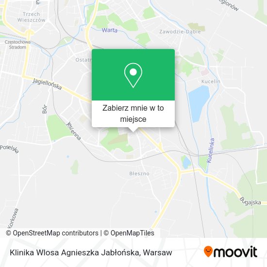 Mapa Klinika Wlosa Agnieszka Jabłońska