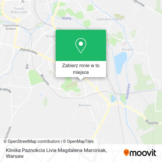 Mapa Klinika Paznokcia Livia Magdalena Marciniak