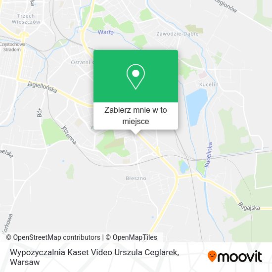 Mapa Wypozyczalnia Kaset Video Urszula Ceglarek