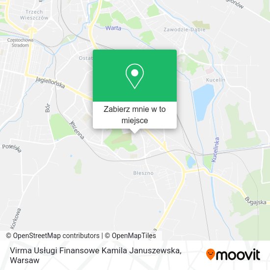 Mapa Virma Usługi Finansowe Kamila Januszewska