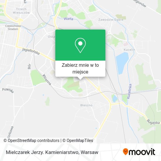 Mapa Mielczarek Jerzy. Kamieniarstwo