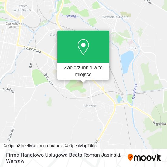Mapa Firma Handlowo Uslugowa Beata Roman Jasinski
