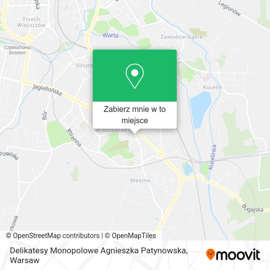 Mapa Delikatesy Monopolowe Agnieszka Patynowska