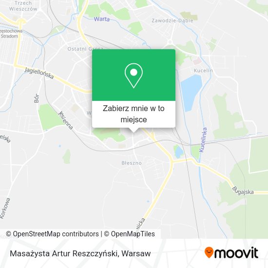 Mapa Masażysta Artur Reszczyński