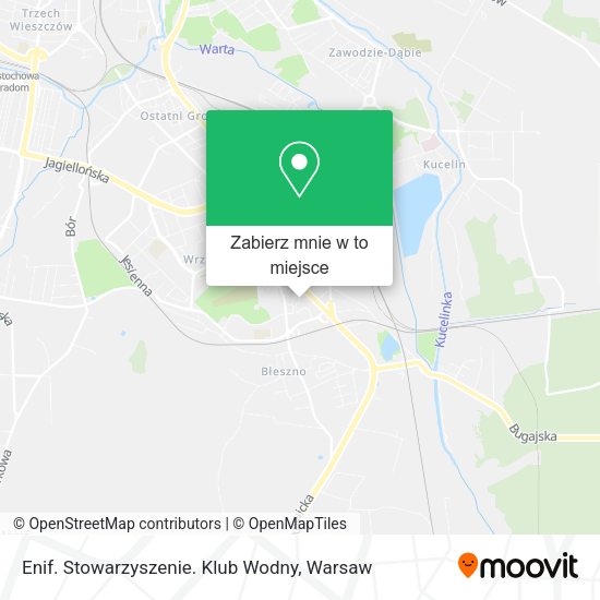 Mapa Enif. Stowarzyszenie. Klub Wodny