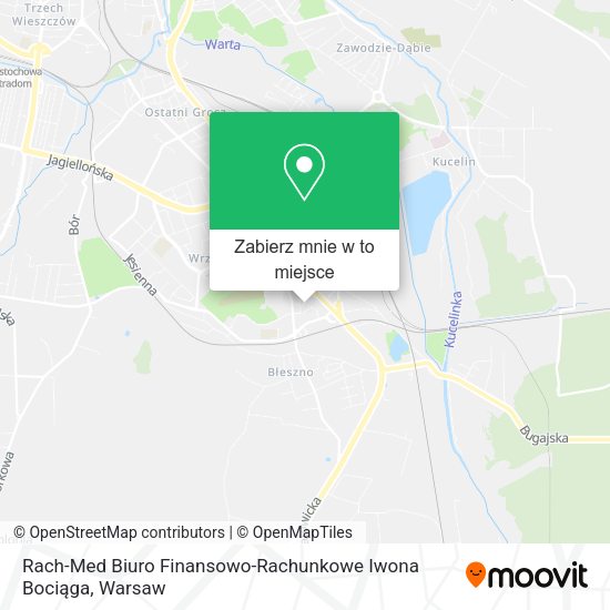 Mapa Rach-Med Biuro Finansowo-Rachunkowe Iwona Bociąga