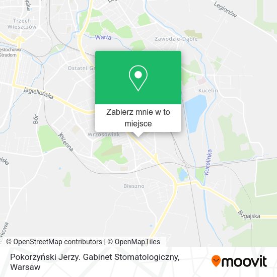 Mapa Pokorzyński Jerzy. Gabinet Stomatologiczny