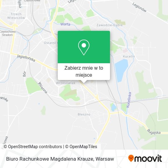 Mapa Biuro Rachunkowe Magdalena Krauze