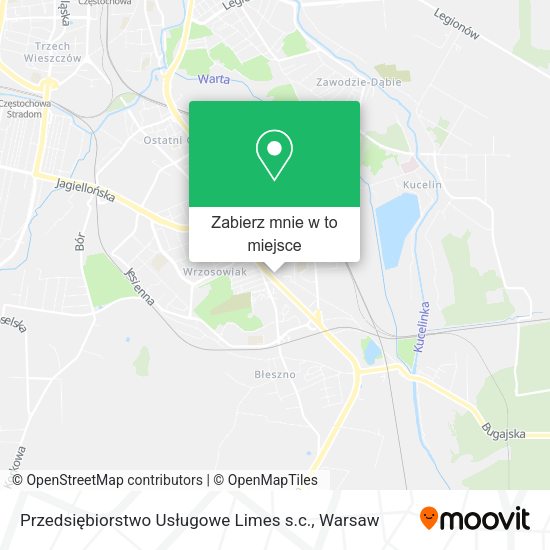 Mapa Przedsiębiorstwo Usługowe Limes s.c.