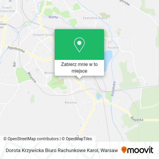 Mapa Dorota Krzywicka Biuro Rachunkowe Karol