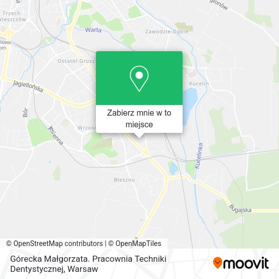 Mapa Górecka Małgorzata. Pracownia Techniki Dentystycznej