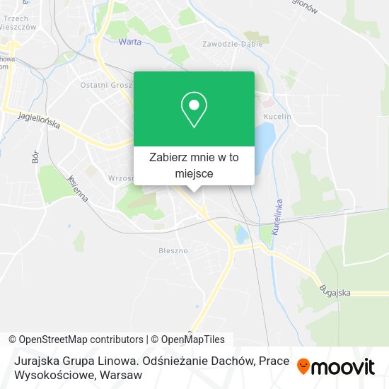 Mapa Jurajska Grupa Linowa. Odśnieżanie Dachów, Prace Wysokościowe