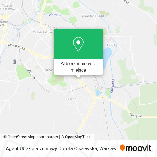 Mapa Agent Ubezpieczeniowy Dorota Olszewska