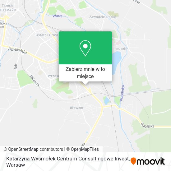 Mapa Katarzyna Wysmołek Centrum Consultingowe Invest