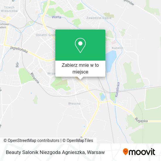 Mapa Beauty Salonik Niezgoda Agnieszka