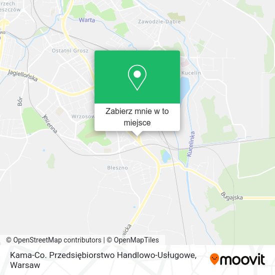 Mapa Kama-Co. Przedsiębiorstwo Handlowo-Usługowe