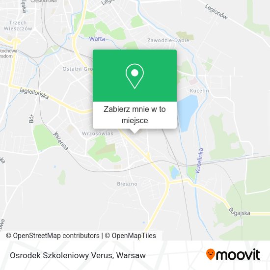 Mapa Osrodek Szkoleniowy Verus