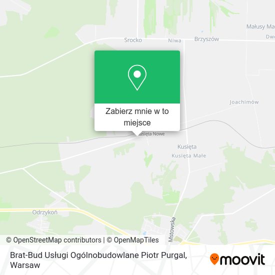 Mapa Brat-Bud Usługi Ogólnobudowlane Piotr Purgal