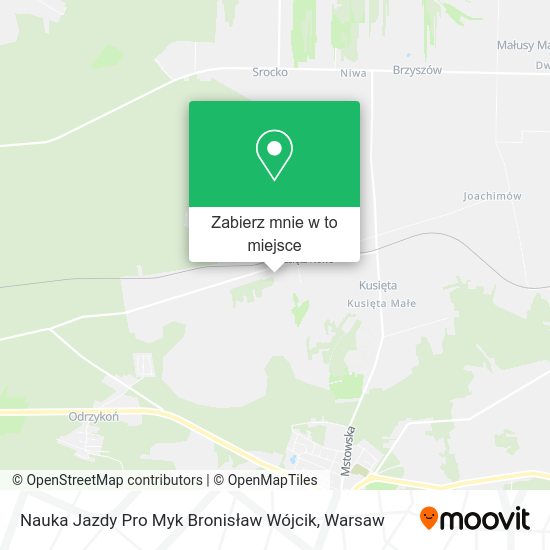 Mapa Nauka Jazdy Pro Myk Bronisław Wójcik