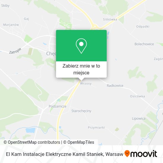 Mapa El Kam Instalacje Elektryczne Kamil Staniek