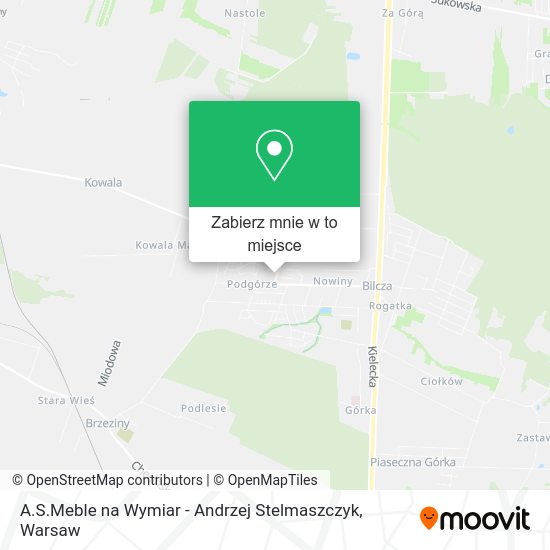 Mapa A.S.Meble na Wymiar - Andrzej Stelmaszczyk