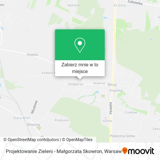 Mapa Projektowanie Zieleni - Małgorzata Skowron