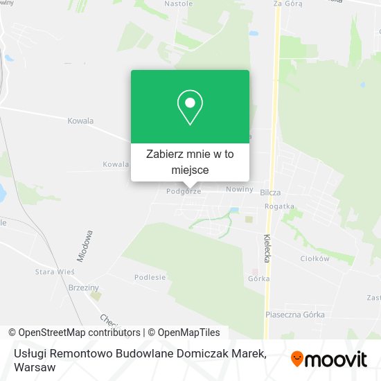 Mapa Usługi Remontowo Budowlane Domiczak Marek