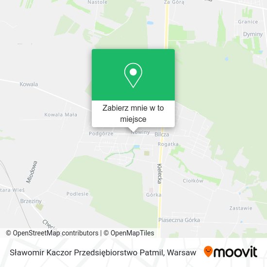 Mapa Sławomir Kaczor Przedsiębiorstwo Patmil