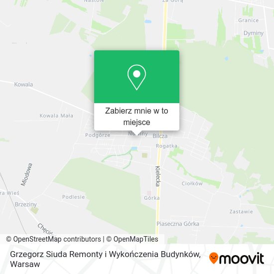 Mapa Grzegorz Siuda Remonty i Wykończenia Budynków