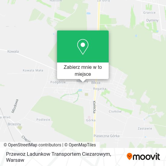 Mapa Przewoz Ladunkow Transportem Ciezarowym