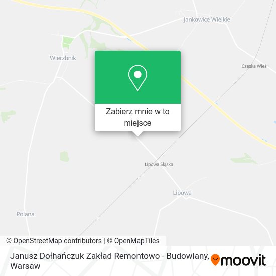 Mapa Janusz Dołhańczuk Zakład Remontowo - Budowlany