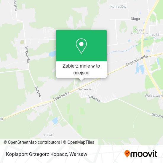 Mapa Kopisport Grzegorz Kopacz