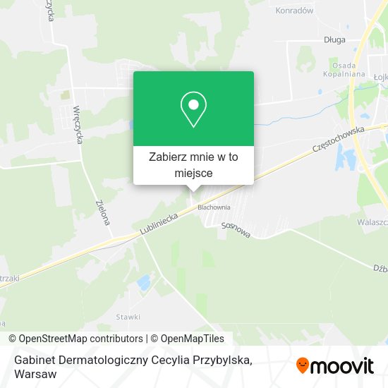 Mapa Gabinet Dermatologiczny Cecylia Przybylska