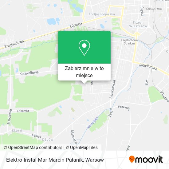 Mapa Elektro-Instal-Mar Marcin Pułanik