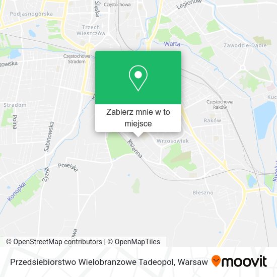 Mapa Przedsiebiorstwo Wielobranzowe Tadeopol