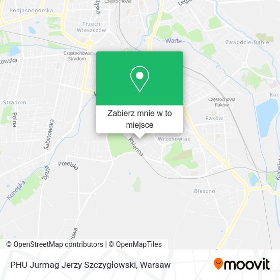 Mapa PHU Jurmag Jerzy Szczygłowski