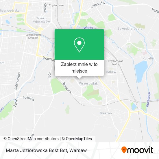 Mapa Marta Jeziorowska Best Bet