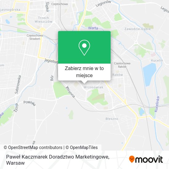 Mapa Paweł Kaczmarek Doradztwo Marketingowe