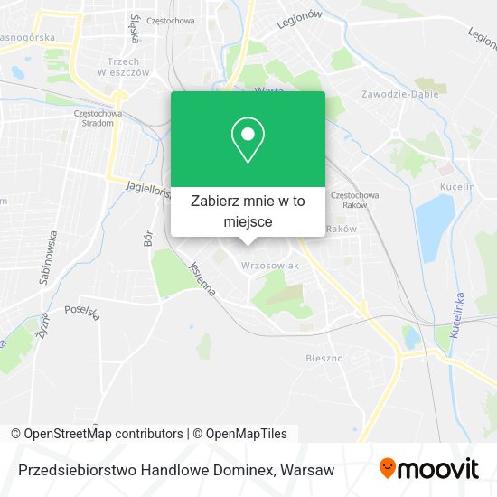 Mapa Przedsiebiorstwo Handlowe Dominex