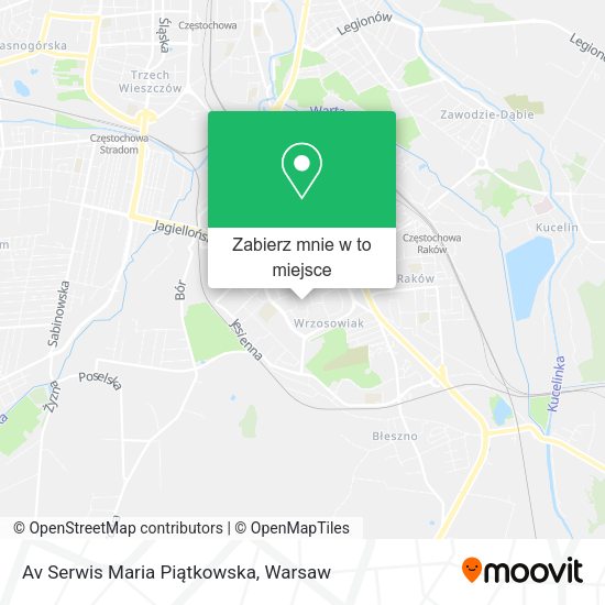 Mapa Av Serwis Maria Piątkowska