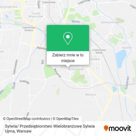 Mapa Sylwia/ Przedsiębiorstwo Wielobranżowe Sylwia Ujma