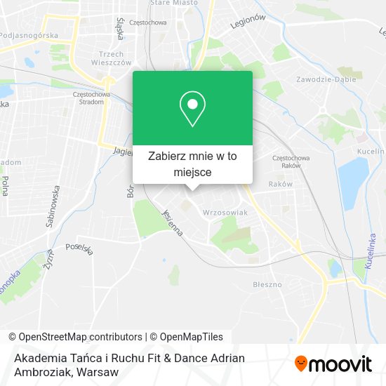 Mapa Akademia Tańca i Ruchu Fit & Dance Adrian Ambroziak