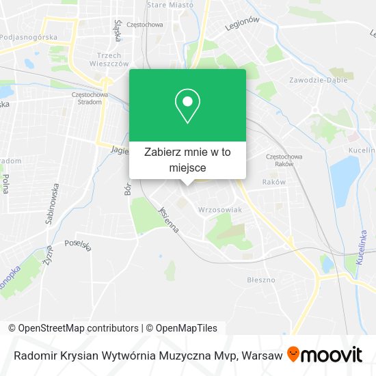 Mapa Radomir Krysian Wytwórnia Muzyczna Mvp