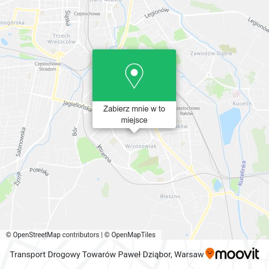 Mapa Transport Drogowy Towarów Paweł Dziąbor