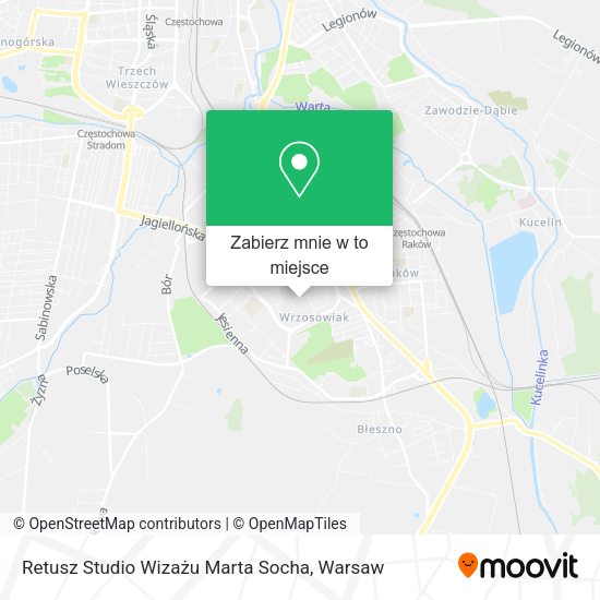 Mapa Retusz Studio Wizażu Marta Socha