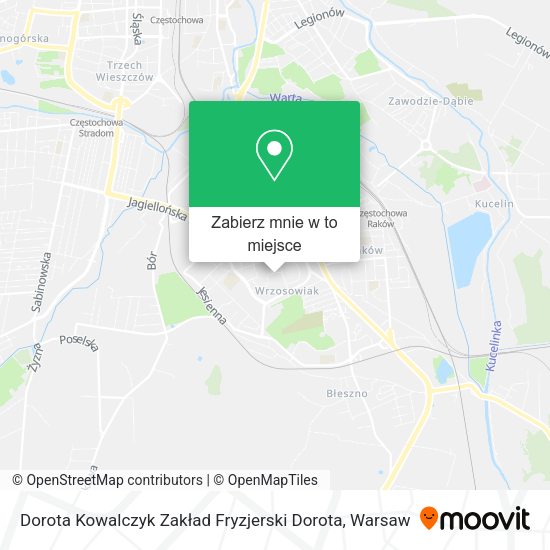 Mapa Dorota Kowalczyk Zakład Fryzjerski Dorota